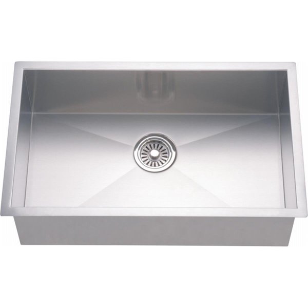 Dawn Kitchen & Bath 28 in Undermount Square Single Bowl 18 Gauge DSQ2816